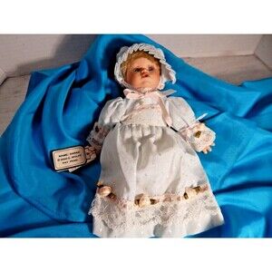 Fritz's Basket Babies, Artist Gustave Wolff, Babies Name is Sarah. 9ins Tall.